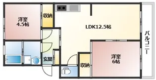 井東コーポラス【3階】の間取り