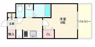 エステムコート難波WEST-SIDEVIIIエクシーナ【3階】の間取り