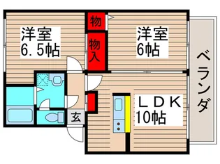 ネオグランドールA【1階】の間取り