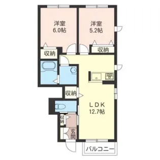 Relafort Villa【1階】の間取り