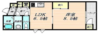 ツインクレスト【3階】の間取り