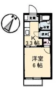 セフィラ渋木【1階】の間取り
