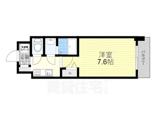 ロイス茨木奈良町【5階】の間取り