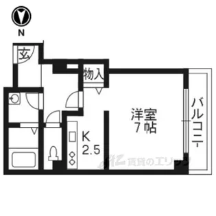 アルテハイム四条大宮【3階】の間取り