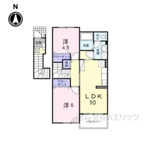 サニー・コーポS・OA【2階】の間取り
