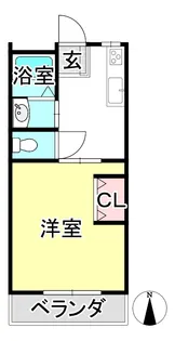 レイクサイドヒカリ【2階】の間取り
