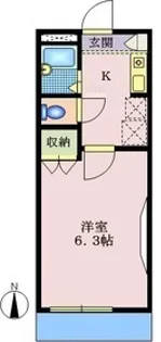 メゾンドフレール【1階】の間取り
