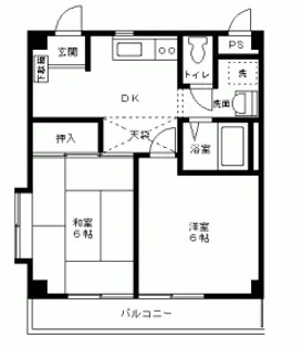 ハピネス美松I【1階】の間取り