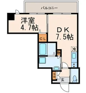 メゾンTADO【4階】の間取り