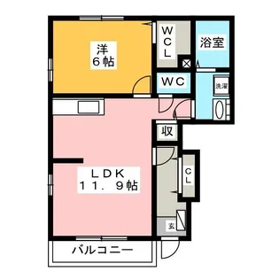 アルドーレ【2階】の間取り
