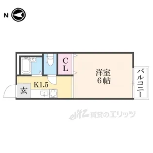 サンライフ朝日丘A【1階】の間取り