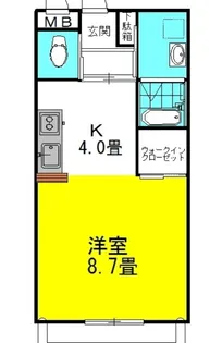 シティコートII【2階】の間取り