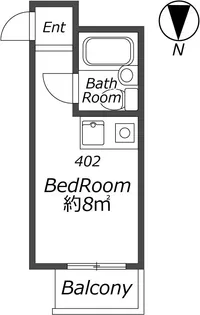 コンフォートマンション【4階】の間取り