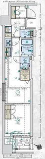 GENOVIA阪東橋IIskygarden【4階】の間取り