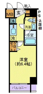 プレール・ドゥーク川崎【10階】の間取り