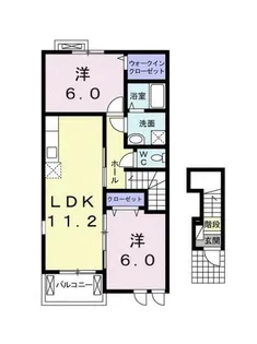 クレメント ブリッサI【2階】の間取り