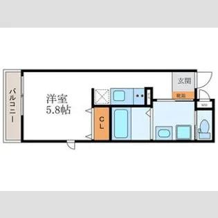 仮)アヴェルーチェ三条堀川【3階】の間取り