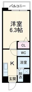 フレンドリー五反田【2階】の間取り