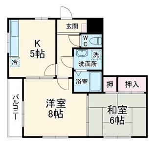 オータムビレッジI【3階】の間取り