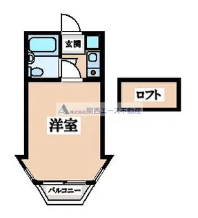 エトワールヴィルーR中小阪【3階】の間取り