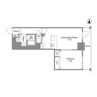 CLASSEUM高崎【2階】の間取り