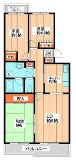 セザン・K・ハウス【1階】の間取り