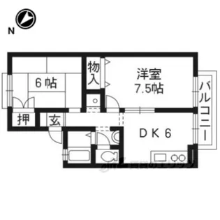 セジュールみず【2階】の間取り