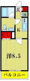 マキシヴ東向島フュージョナル【2階】の間取り
