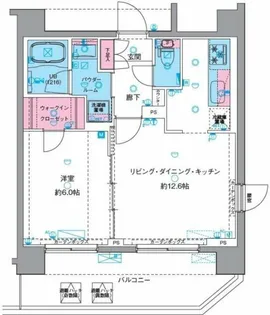 GENOVIA南千住VIskygarden【9階】の間取り