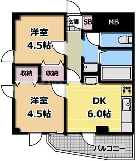 Housekul IR【6階】の間取り