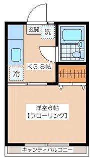 北沢エステ【1階】の間取り