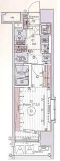 ブライズ清澄白河【3階】の間取り