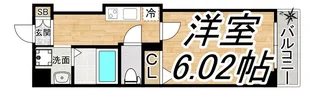 Kalmia北梅田【5階】の間取り