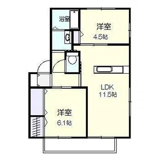 シティパル【1階】の間取り