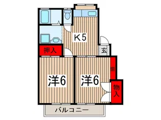 スカイコ-ポ2【2階】の間取り