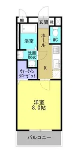 リリー【1階】の間取り