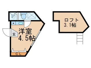 GRACIA MACHIYA【5階】の間取り