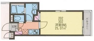 コル・デ・ローザ【2階】の間取り