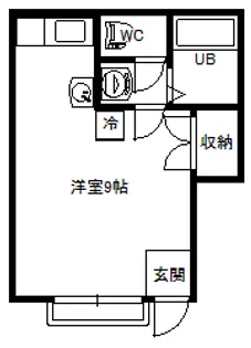 ピーノヴェルデ【1階】の間取り