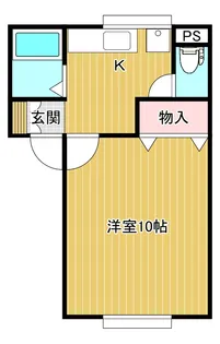 ポートエレン【2階】の間取り