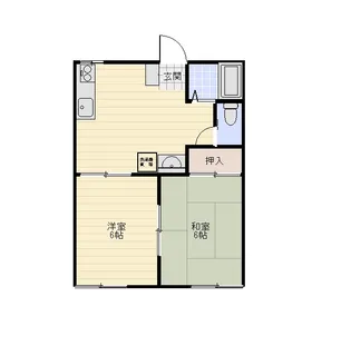 サクラハイツB【2階】の間取り