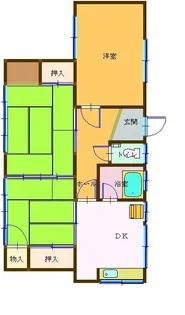 愛媛県新居浜市萩生【一戸建】の間取り
