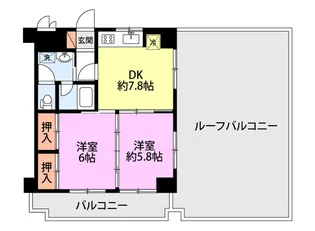 ダイアパレス青山【4階】の間取り