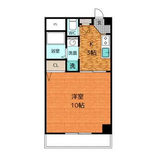 パラディーゾ大宮【1階】の間取り