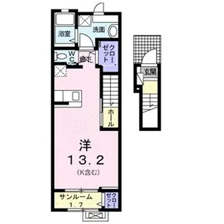 ルミナス今治IV【2階】の間取り