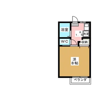 ヤマカハウス【2階】の間取り