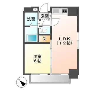 エクセレンテビラージュ登戸【1階】の間取り