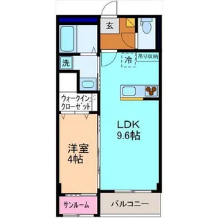 アイヴィータ泉 Ovest【3階】の間取り