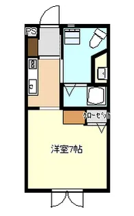 ラ・メゾンブルー花十番【2階】の間取り