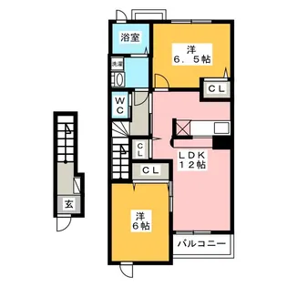 オープンビュー【2階】の間取り